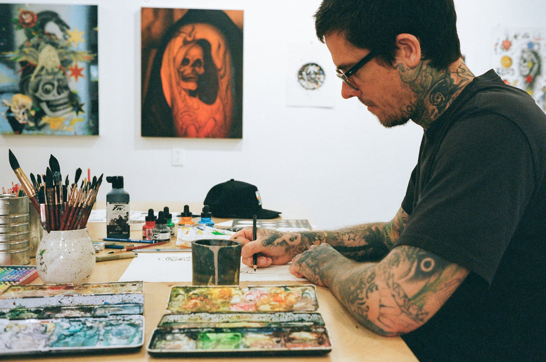 Original artwork by Nathan Kostechko - Vissla art giveaway