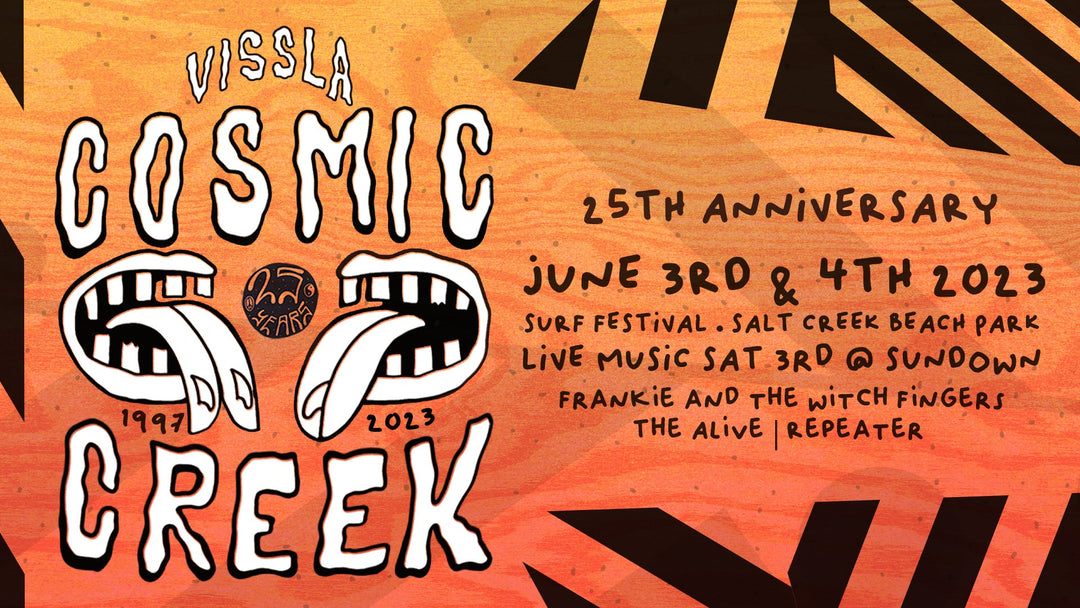 25th Annual Vissla Cosmic Creek - alternative surf contest celebration
