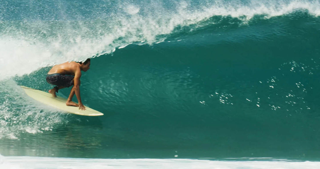 Noa Mizuno riding the Alex Lopez Diamond Twin surfboard for Vissla