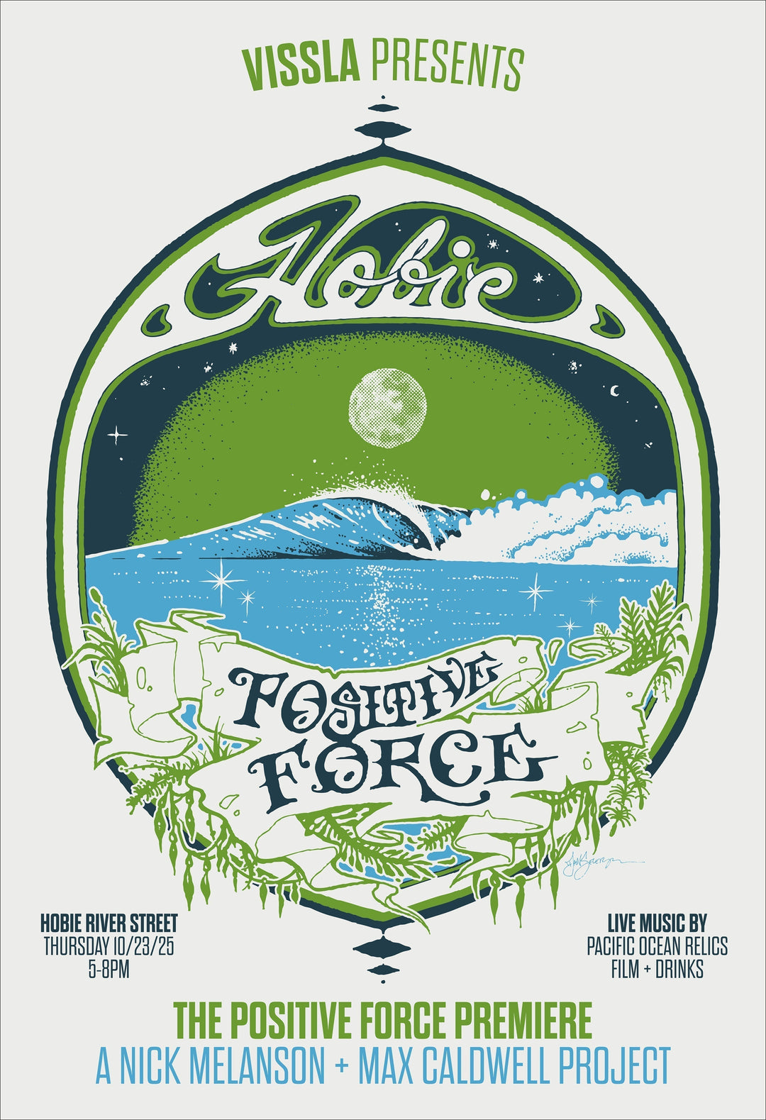 The Positive Force surf film premiere at Hobie River Street presented by Vissla