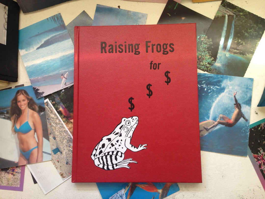 Vissla Kenny's Bookshelf Raising Frogs For Money - surf crew book recommendation and creative reading list