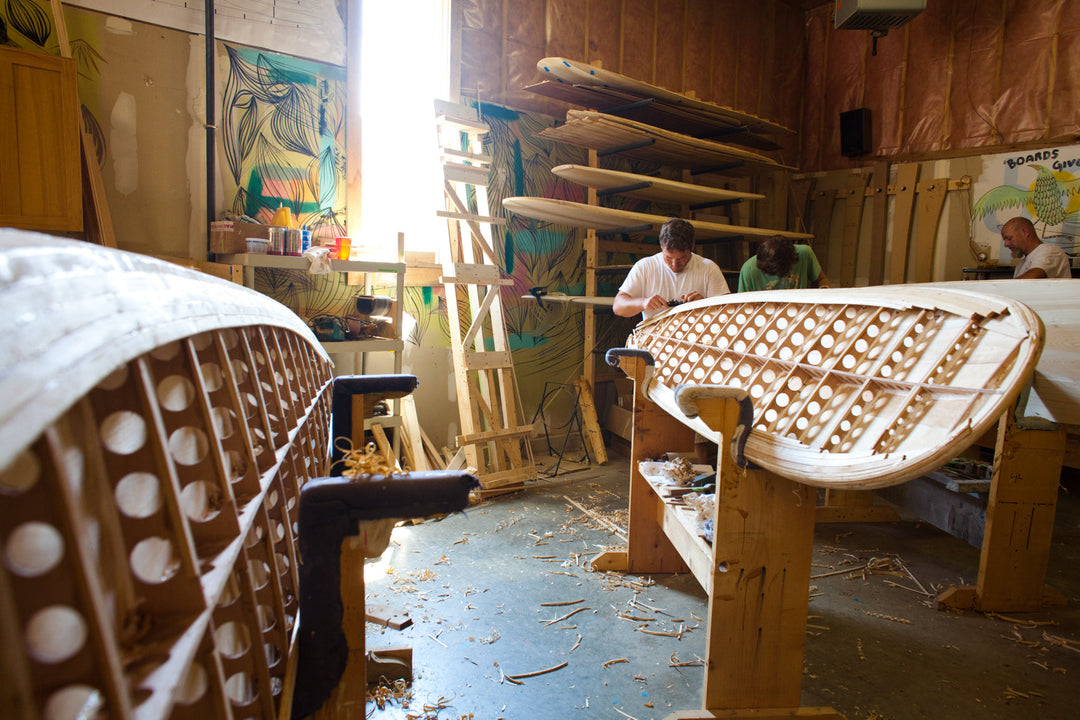 Vissla Surfboard Workshop at The Ecology Center - sustainable board building and surf craft