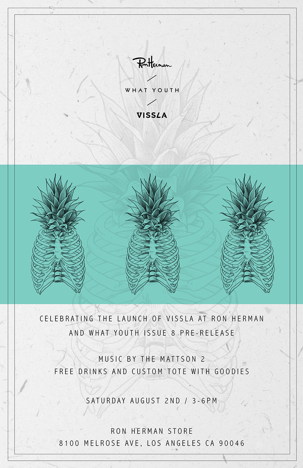 Vissla Ron Herman What Youth Launch Party - surf fashion collaboration event and brand celebration