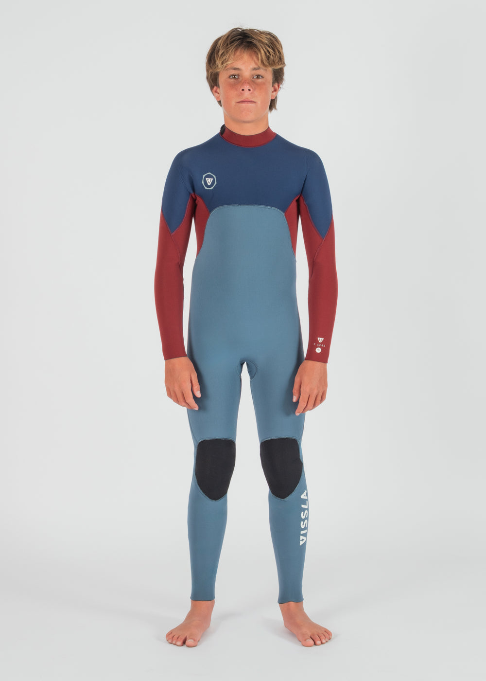 Vissla 7 Seas Boys 3-2 Full Back Zip Wetsuit