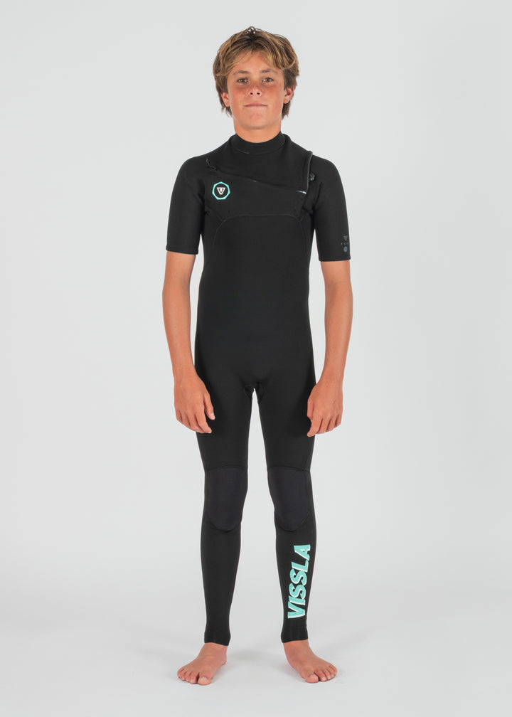 Vissla 7 Seas Boys 2-2 Short Sleeve Full Wetsuit