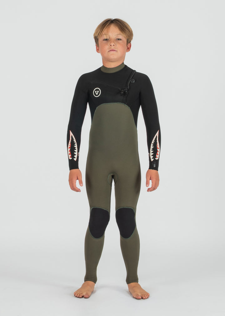Vissla 7 Seas Boys 3-2 Warbird Full Chest Zip