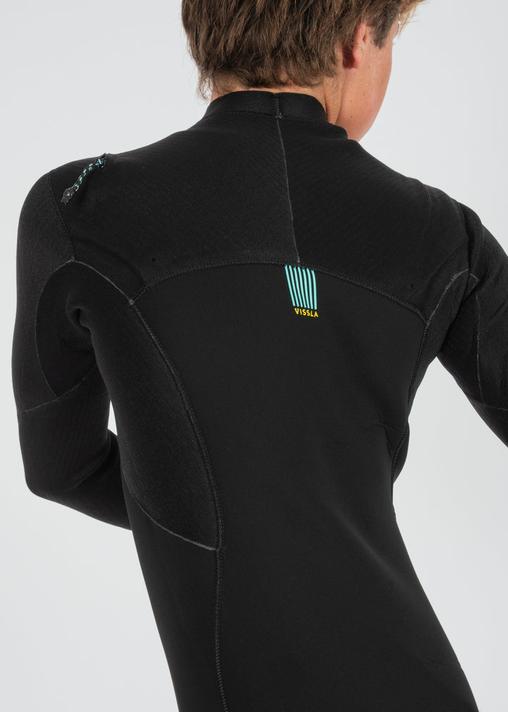 New Seas Boys 4-3 Full U-Zip Wetsuit