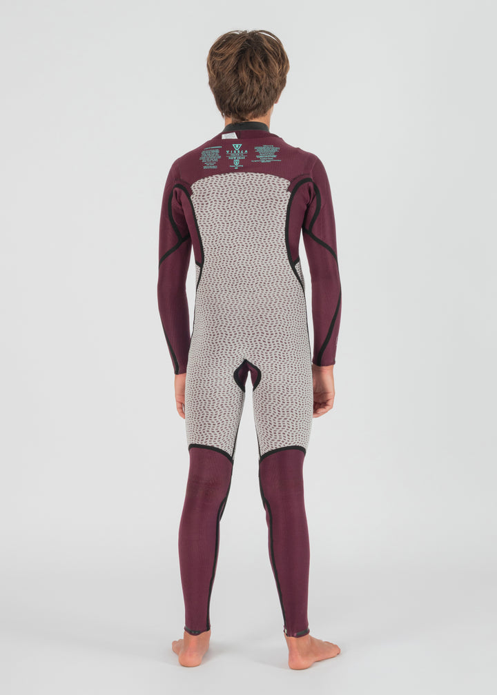 New Seas Boys 4-3 Full U-Zip Wetsuit