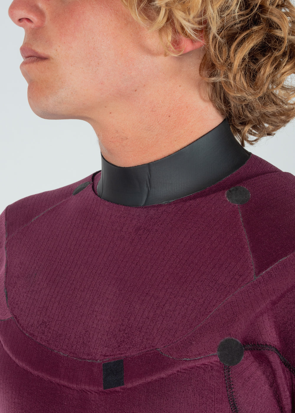Vissla New Seas 2-2 Long Sleeve Spring U-Zip Wetsuit in Midnight, view 9