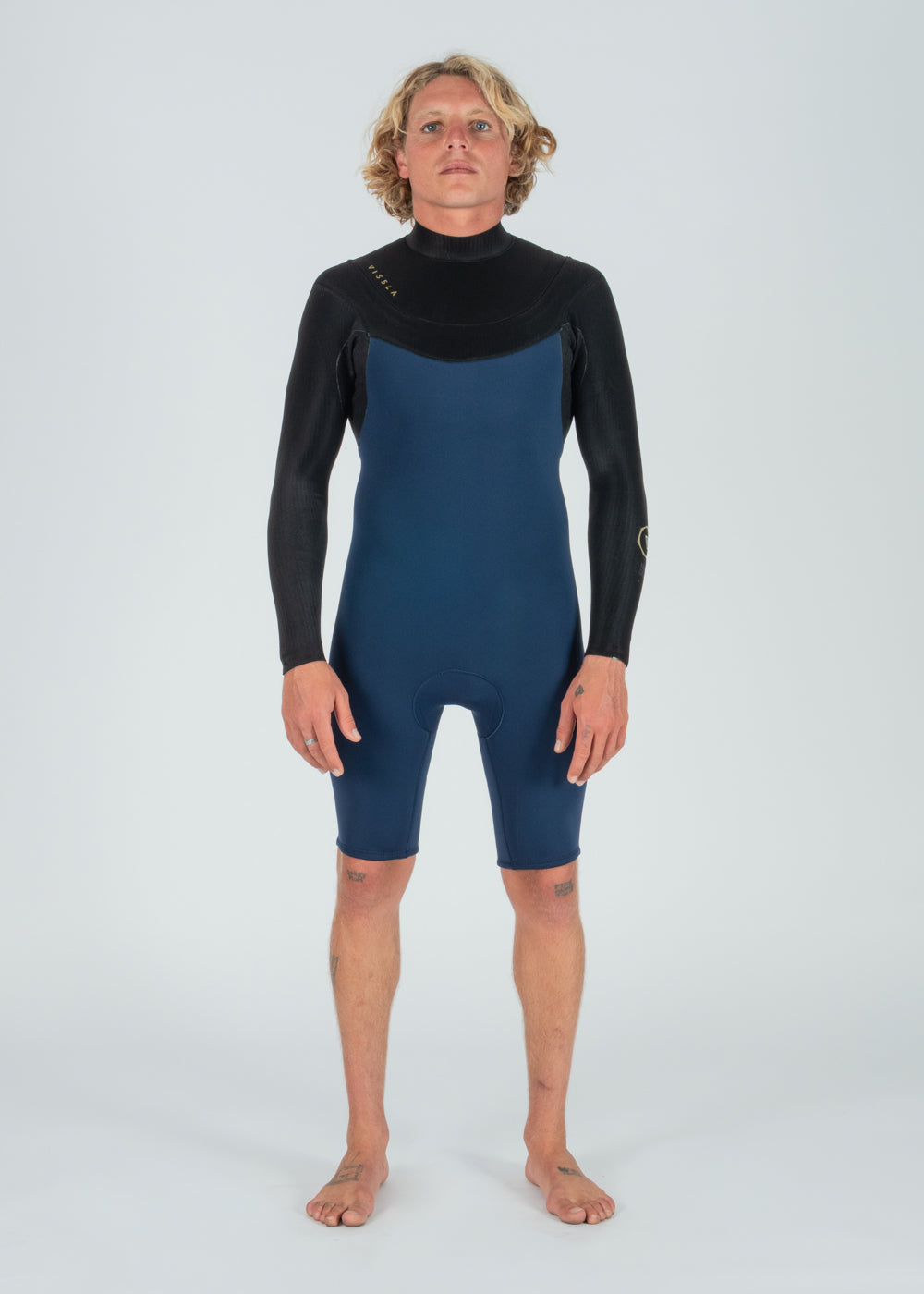 Vissla New Seas 2-2 Long Sleeve Spring U-Zip Wetsuit