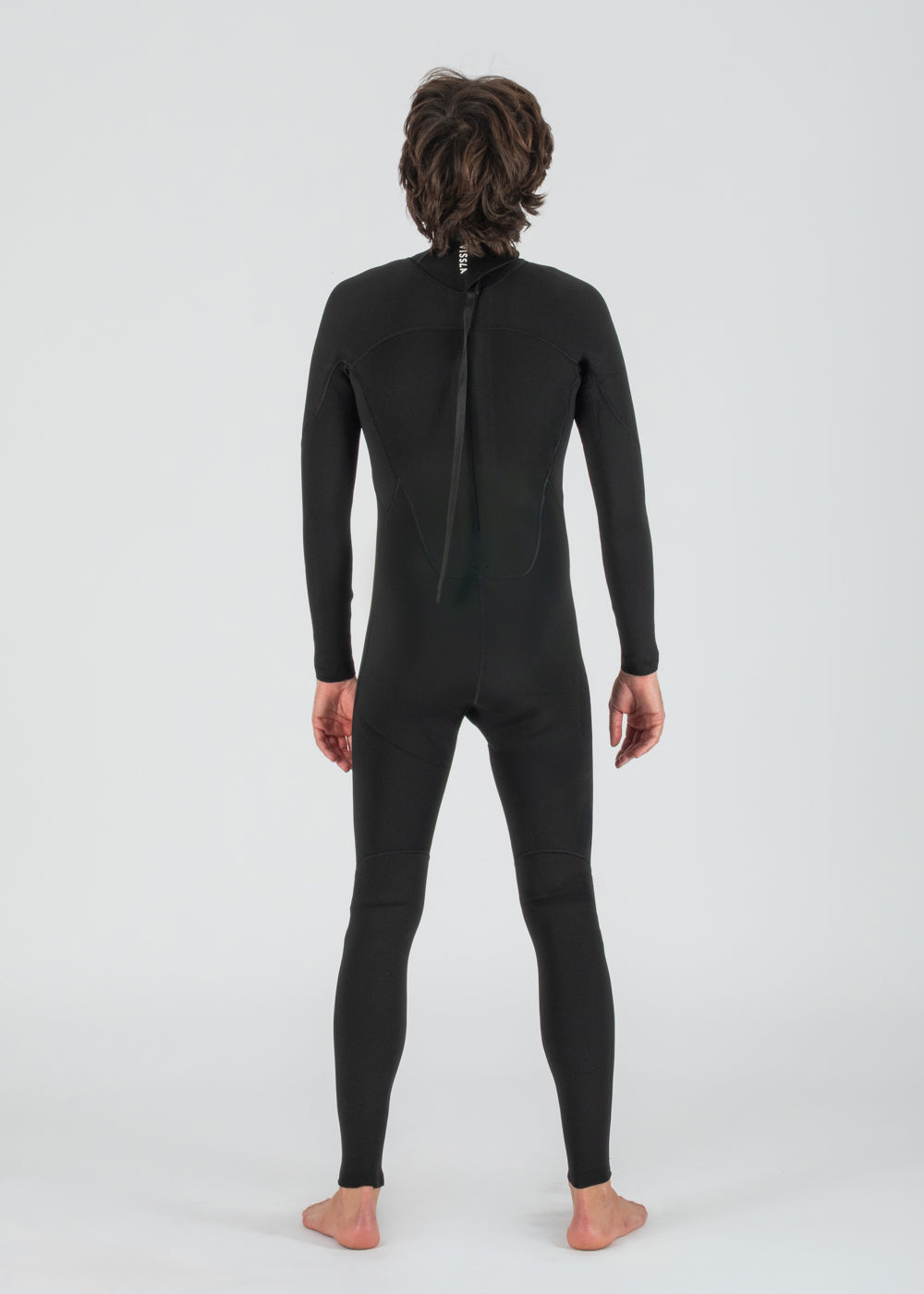 Vissla 7 Seas 3-2 Full Back Zip Wetsuit in Black, view 4