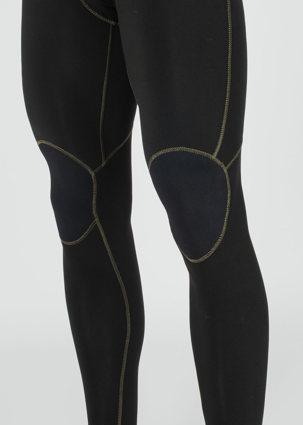 Vissla High Seas II 4-3 Full No Zip Wetsuit in Army, view 3