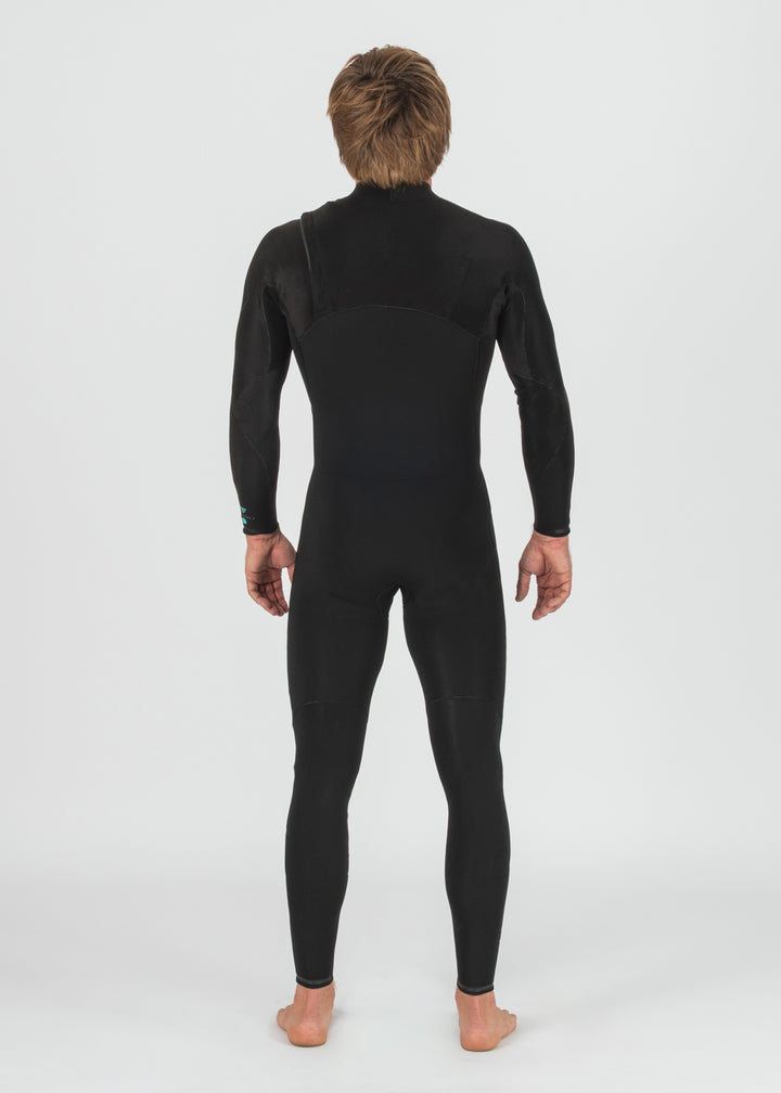 Vissla High Seas II 4-3 Full No Zip Wetsuit in Stealth, view 4