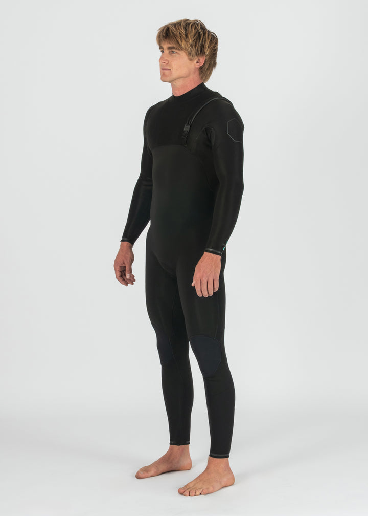 Vissla High Seas II 4-3 Full No Zip Wetsuit in Stealth, view 5