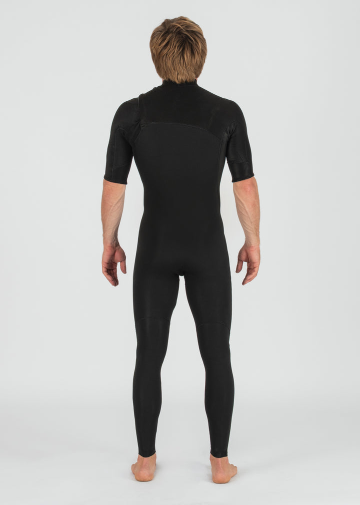Vissla High Seas II 2-2 Short Sleeve Full Wetsuit in Stealth, view 2