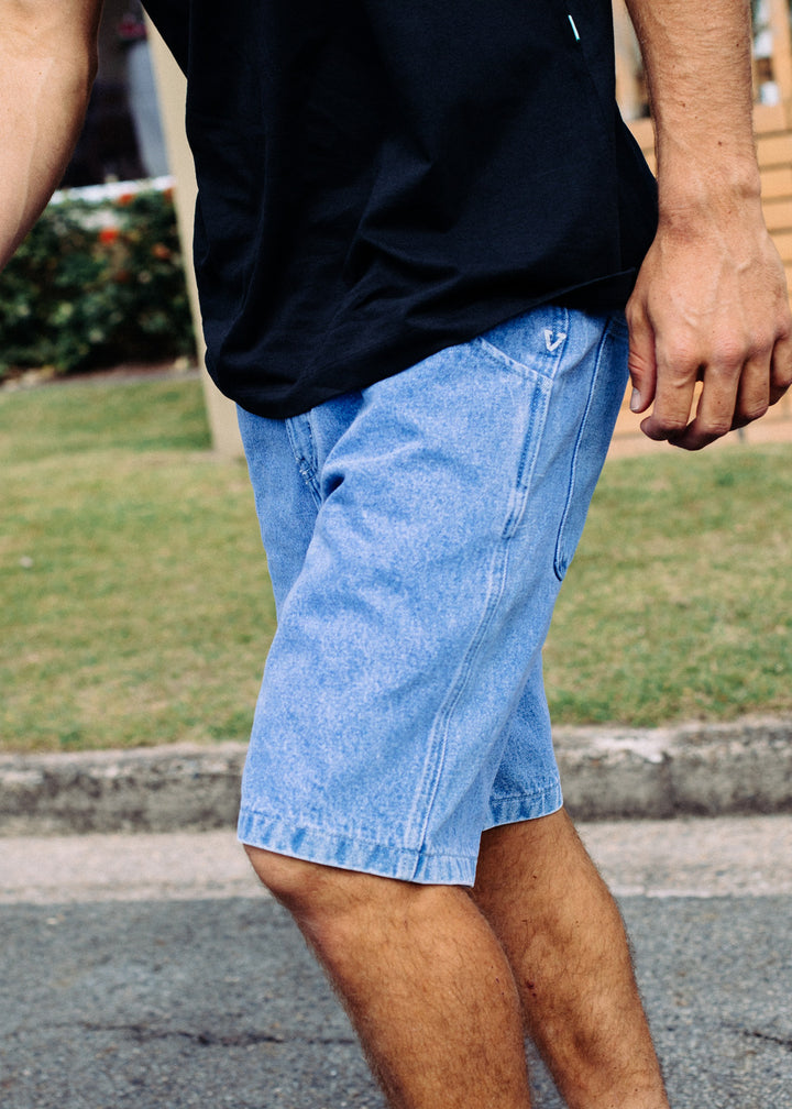 Vissla Pismo Painter 21" Walkshort in Rinse Wash, view 4