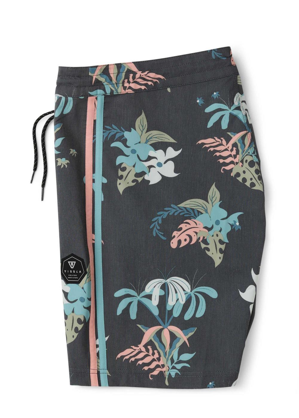 Vissla Sub Tropic 17" Boys Boardshort in Phantom, view 3