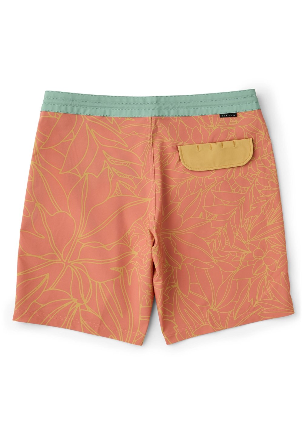 Vissla Naturals 17" Boys Boardshort in Lobster, view 2