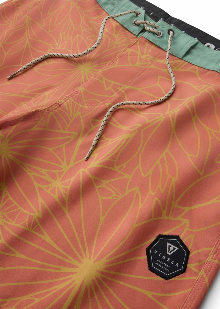 Vissla Naturals 17" Boys Boardshort in Lobster, view 4