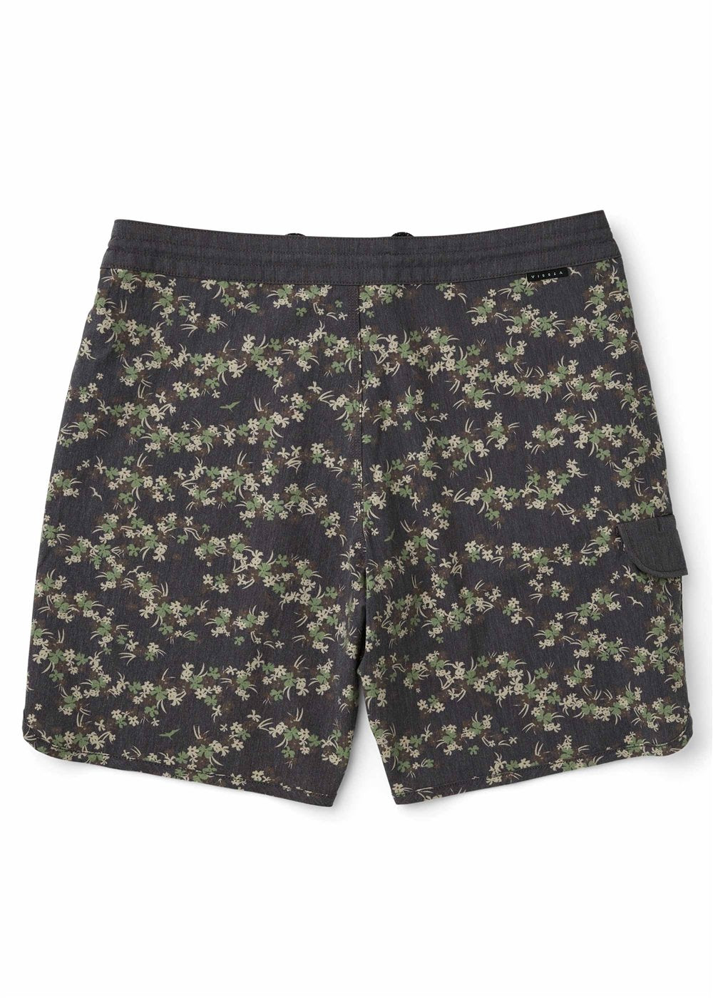 Vissla Tropicanica 17" Boys Boardshort in Black, view 2