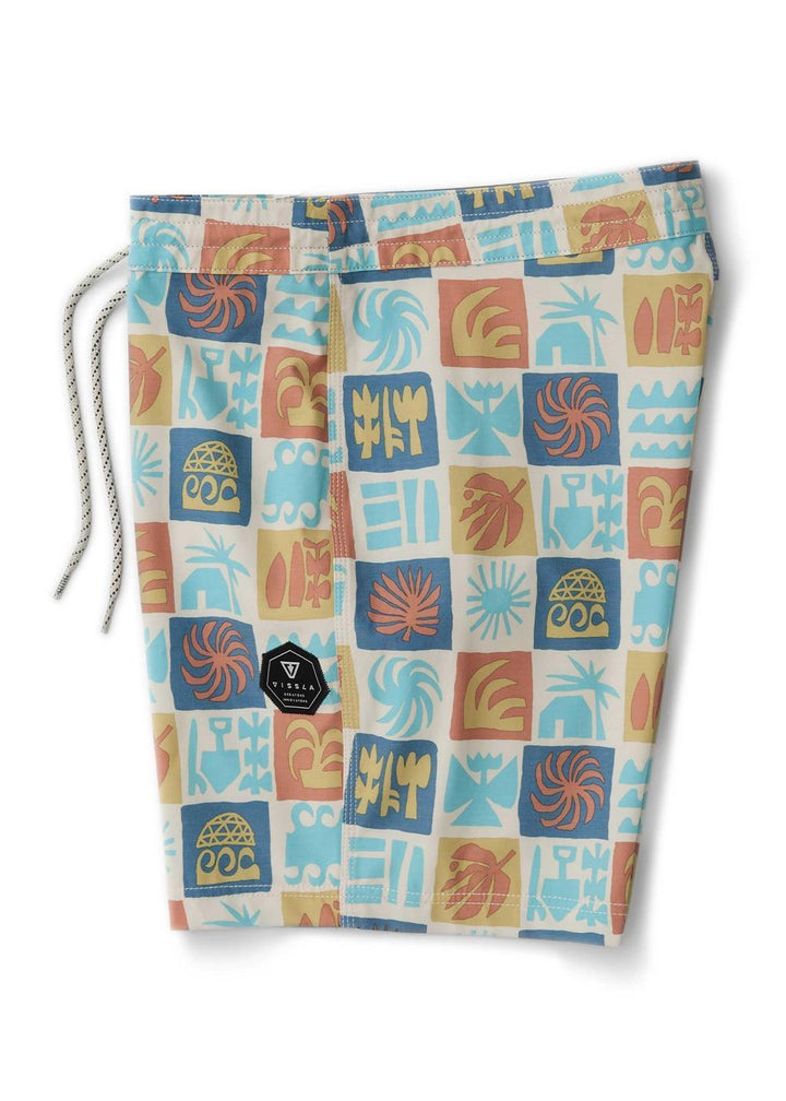 Vissla Ecology Center Boys 17" Boardshort in Multi, view 3