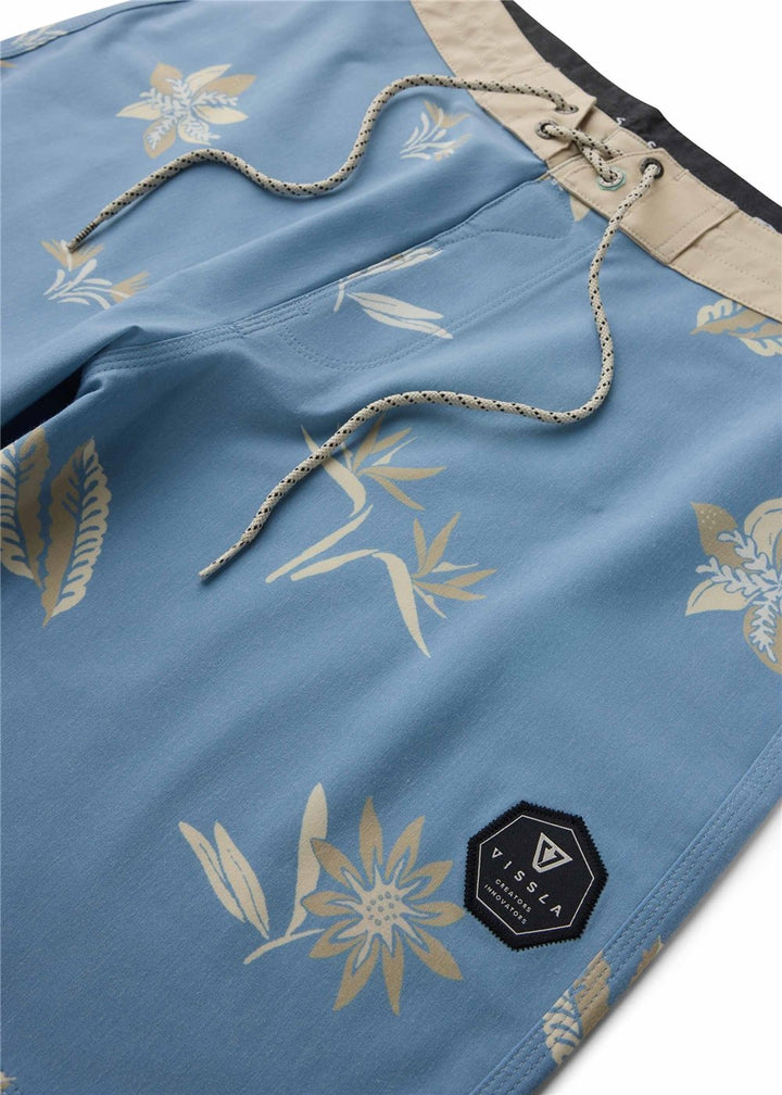 Vissla Tonga 17" Boys Boardshort in Faded Denim, view 4