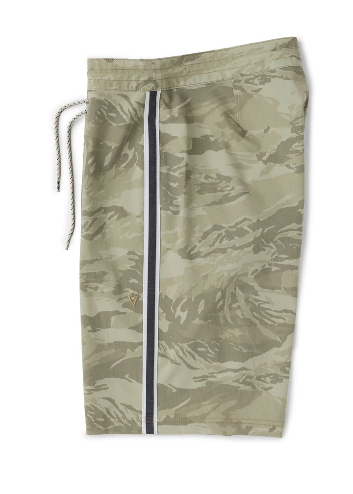 Vissla Long Sets 18" Boys Boardshort in Khaki Camo, view 3