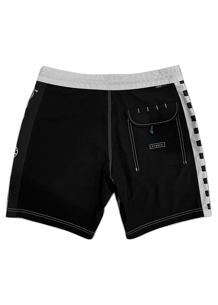 Vissla Serpents 18" Boys Boardshort in Black, view 2