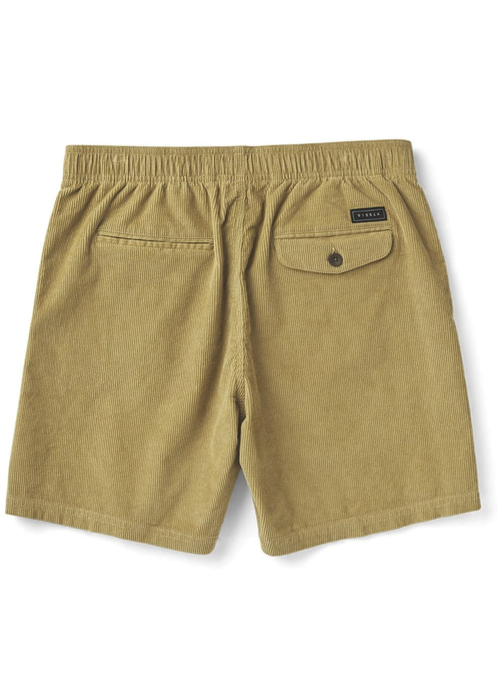 Vissla No See Ums Cord Eco 17" Boys Elastic Walkshort in Dark Sand, view 2