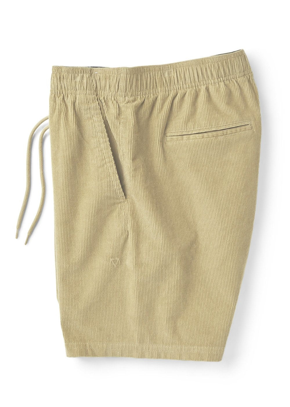 Vissla No See Ums Cord Eco 17" Boys Elastic Walkshort in Light Khaki, view 3
