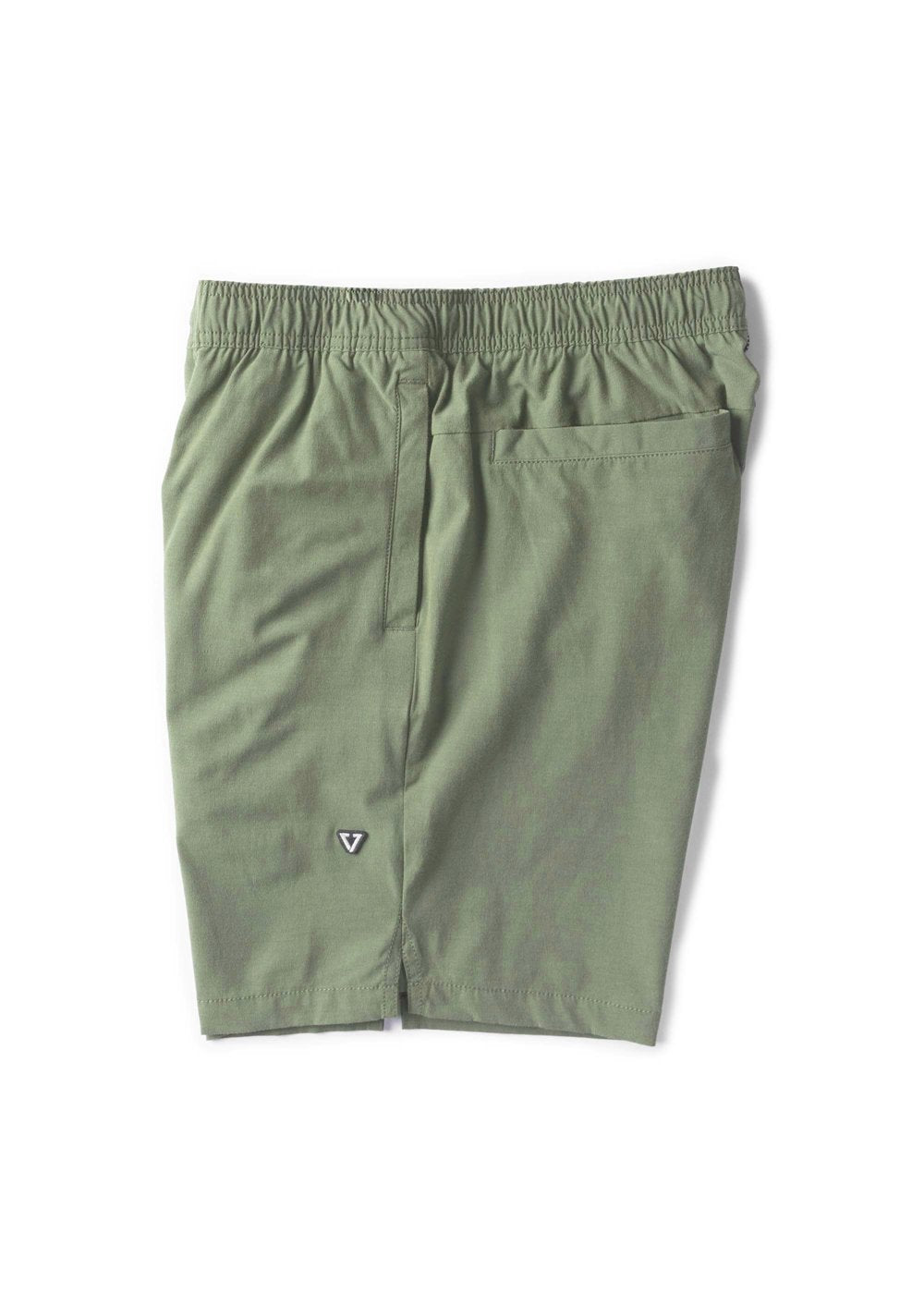 Vissla Alto 16.5" Elastic Boys Walkshort in Surplus, view 3