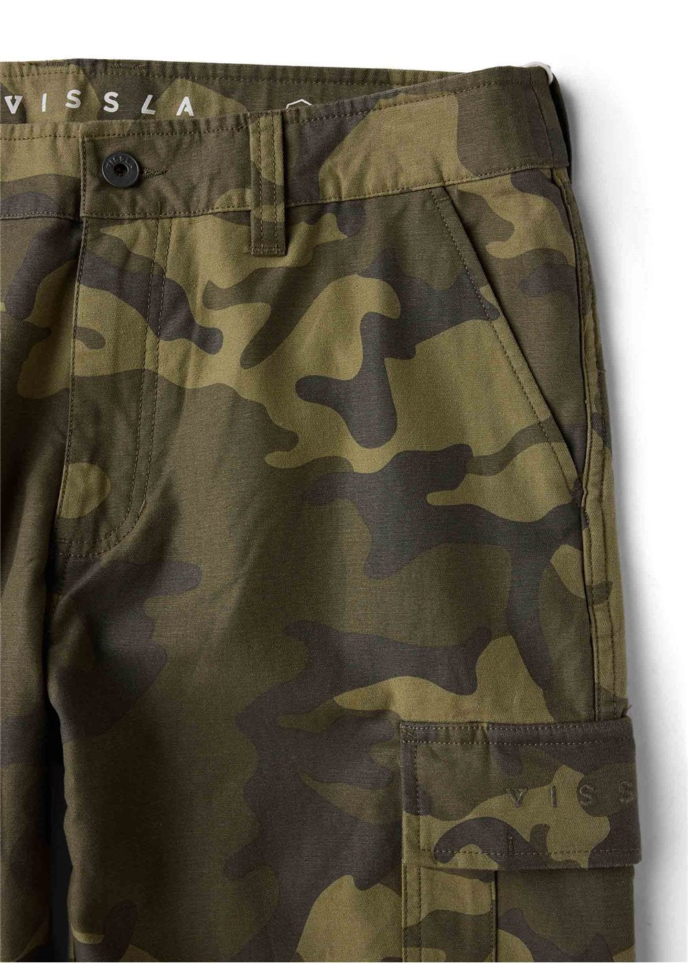 Vissla County Cargo Eco Boys Pant in Camo, view 3