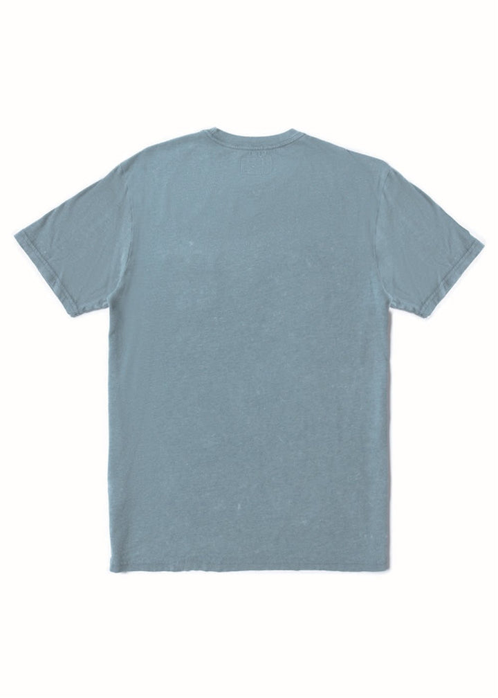 Vissla Cheetah Five Cosmic Wash Boys Tee in Blue Haze, view 2