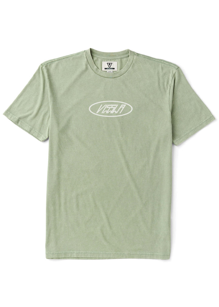 Vissla Woodside Cosmic Wash Boys Tee in Sage, view 2