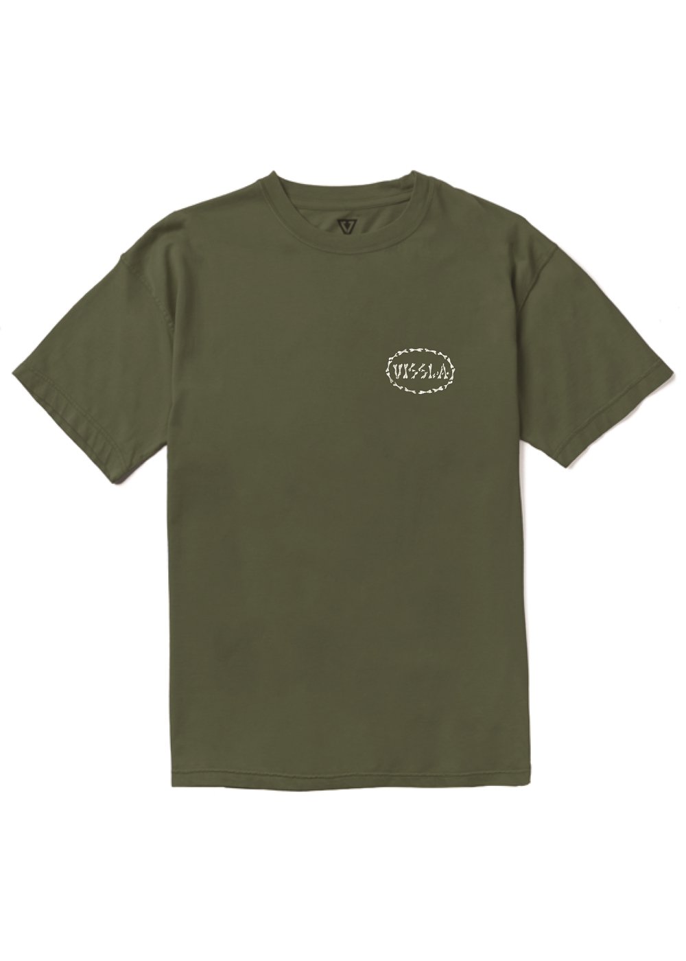 Vissla Bone Cove Boys Tee in Surplus, view 2