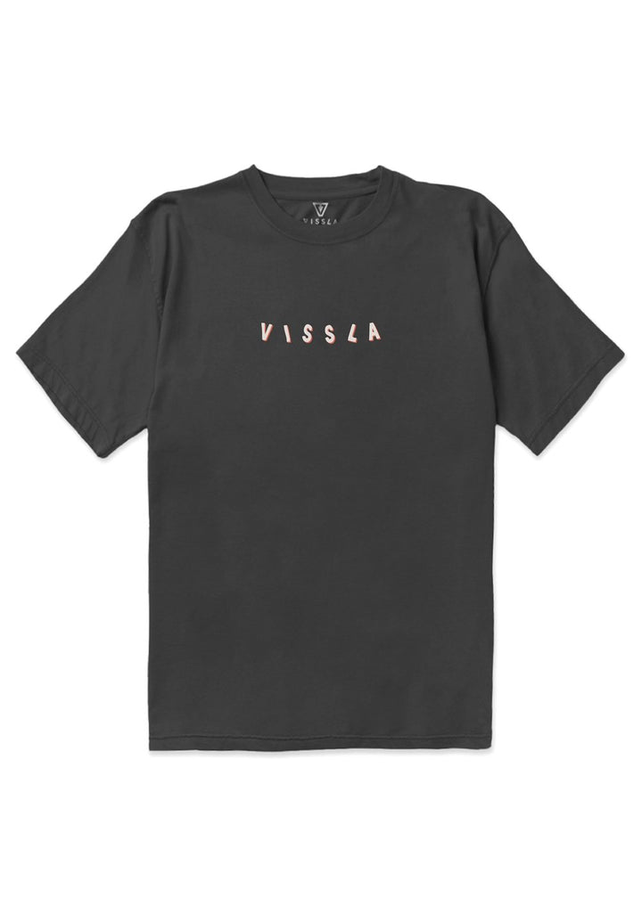 Vissla Supersonic Boys Tee in Black, view 2