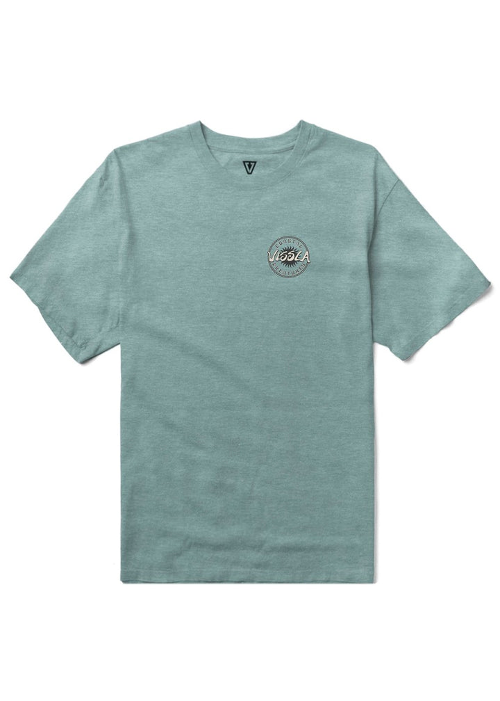 Vissla Coastal Creatures Boys Tee in Smokey Jade, view 2