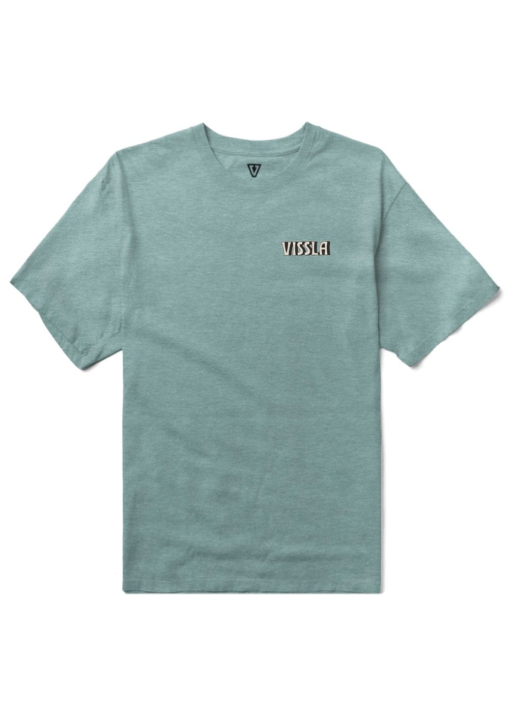 Vissla Islander Boys Tee in Smokey Jade, view 2