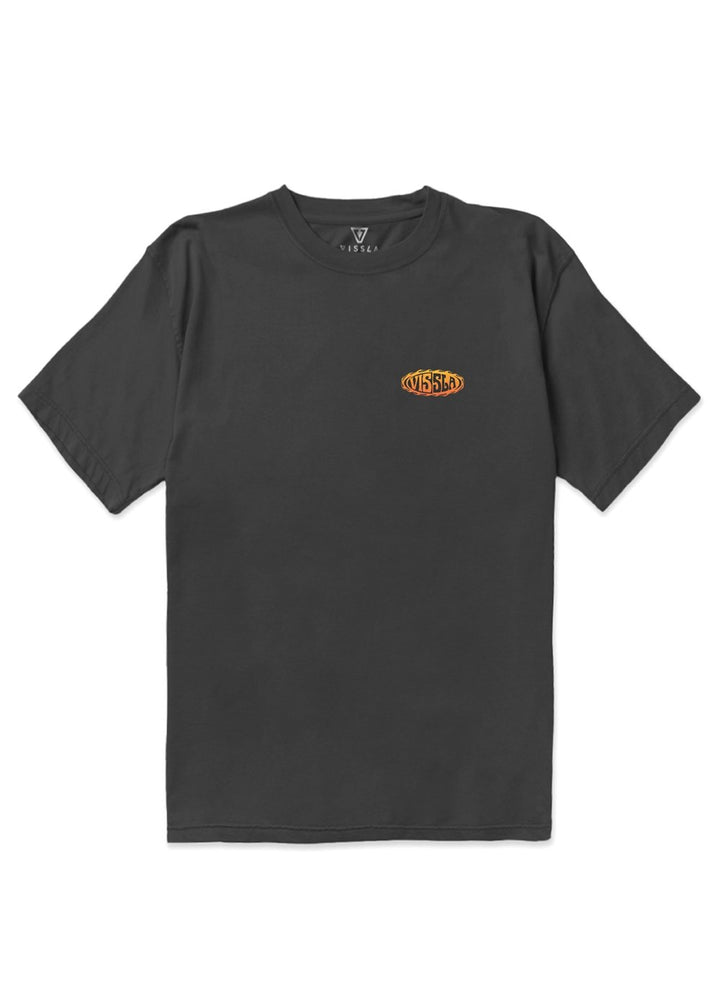 Vissla Meltdown Boys Tee in Black, view 2