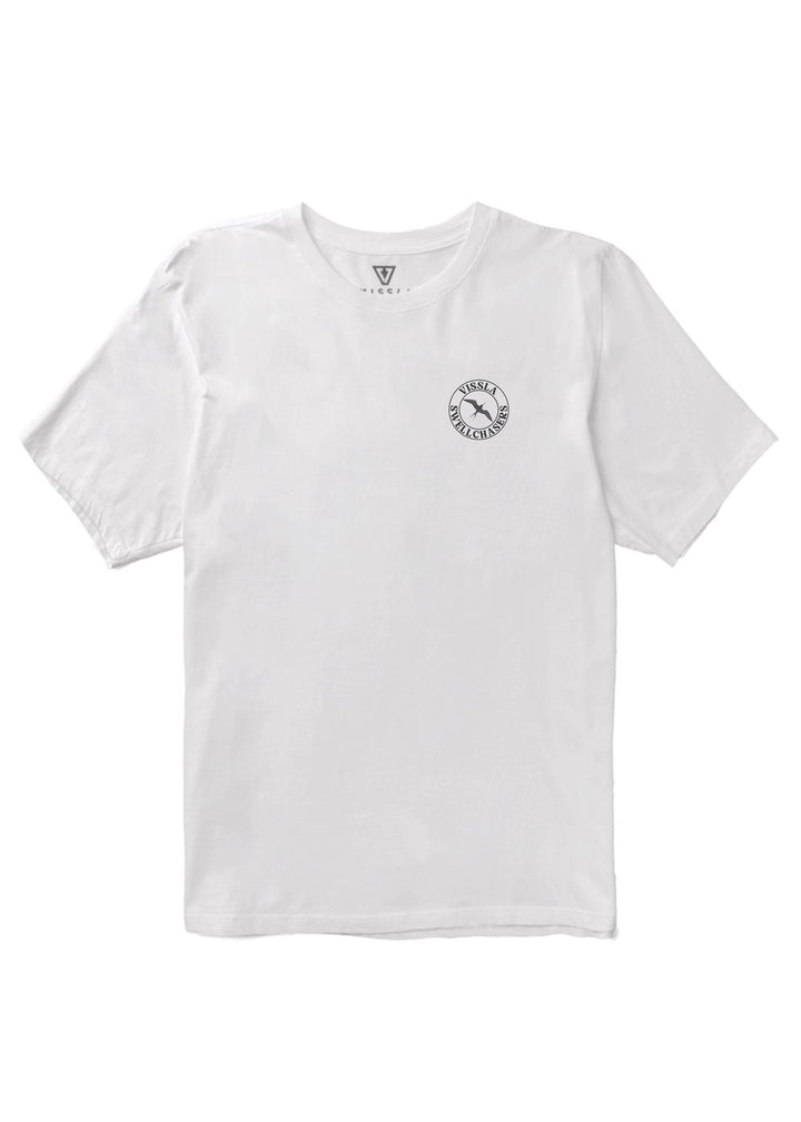 Vissla Swell Chaser Boys Tee in White, view 2
