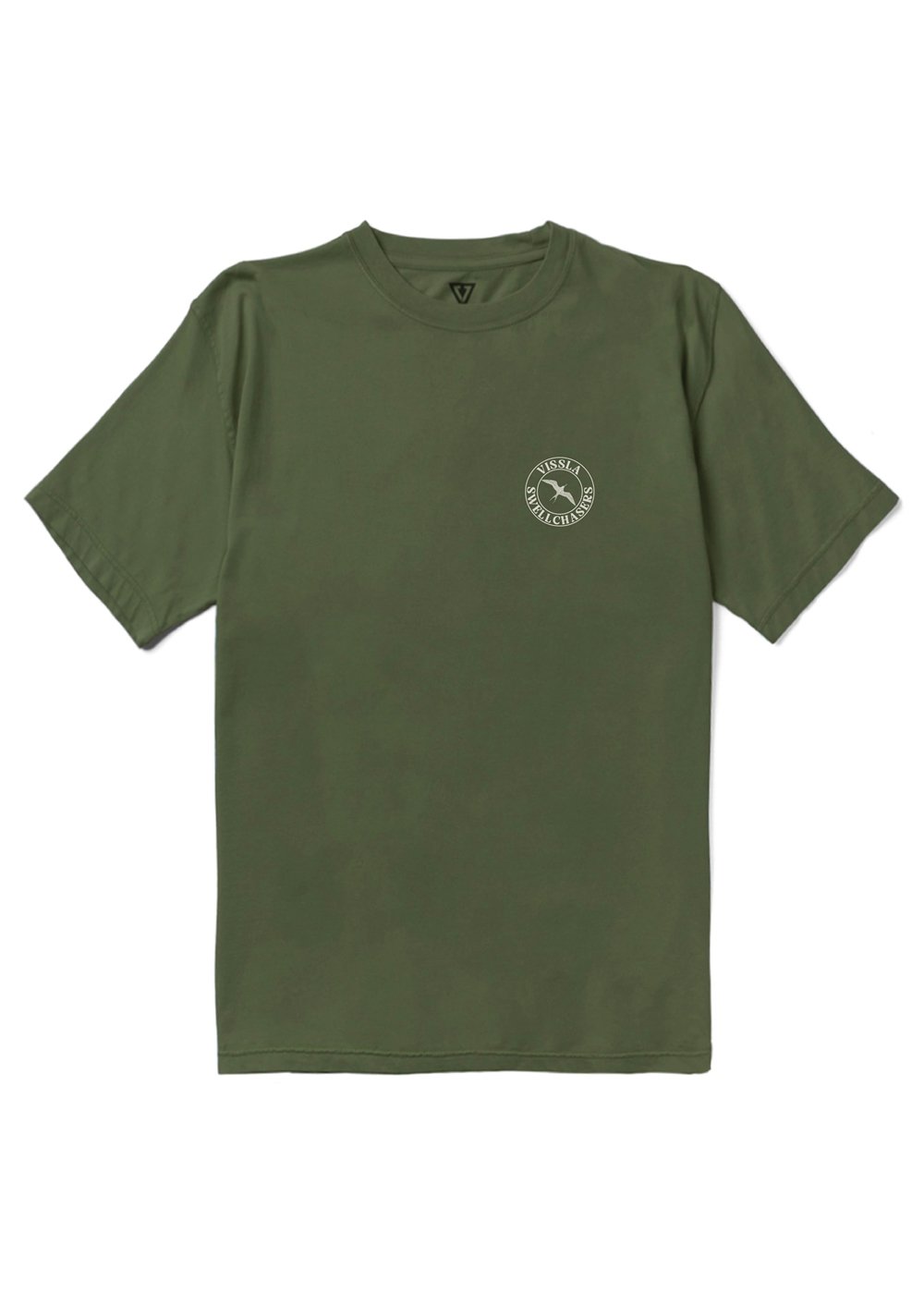 Vissla Swell Chaser Boys Tee in Surplus, view 2