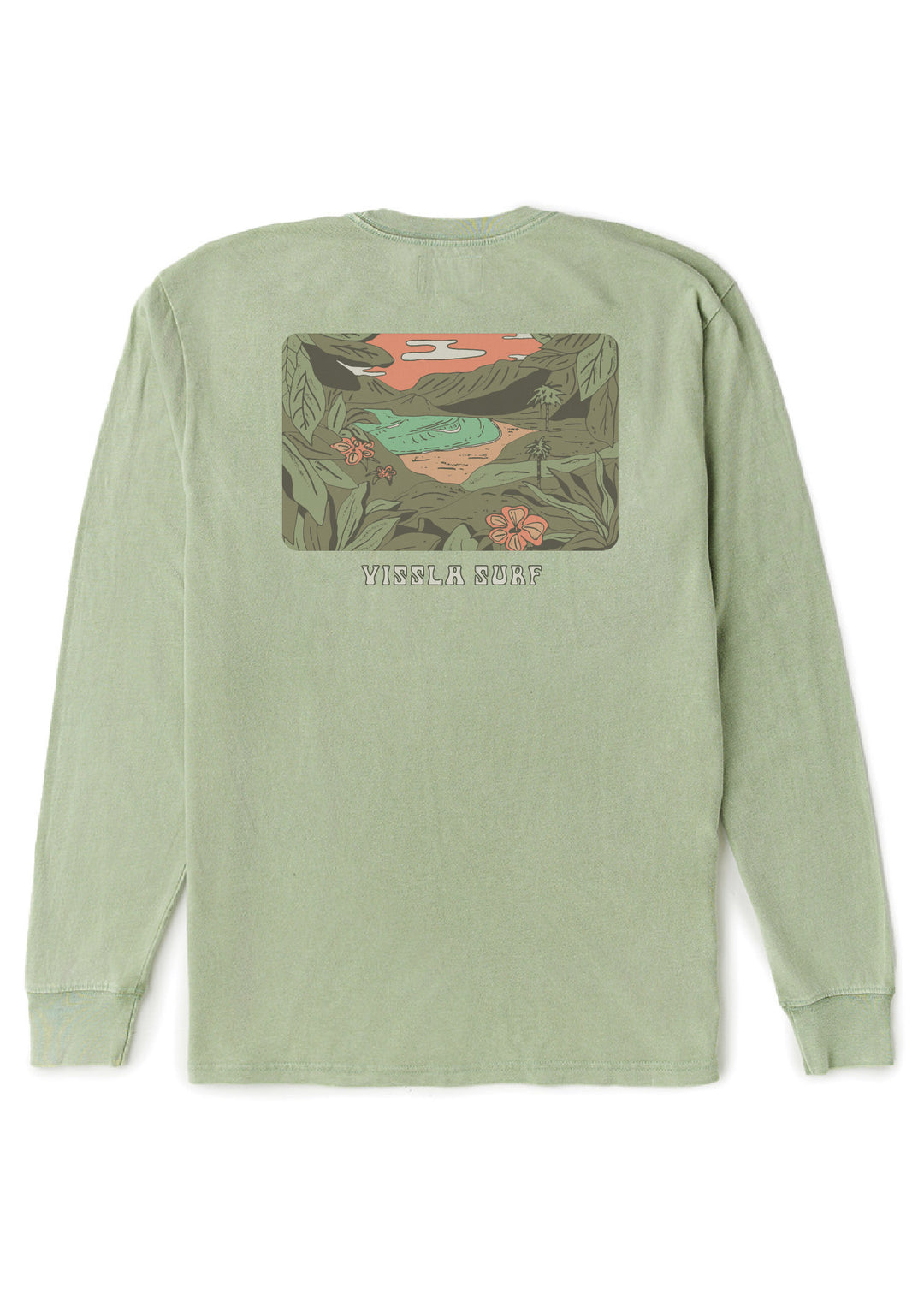 Vissla Secret Shores Cosmic Wash Boys Long Sleeve Tee