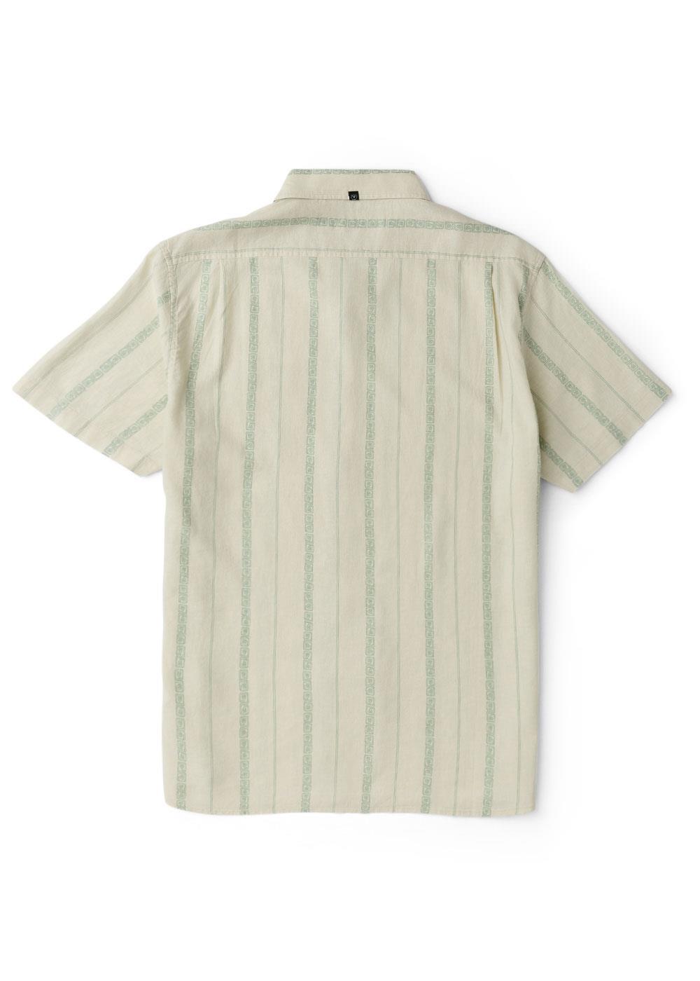 Vissla Lost Coast Boys SS Shirt in Vintage White, view 2