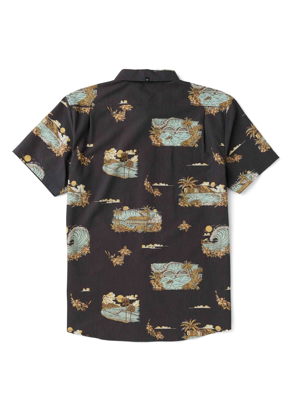 Vissla Aloha & Adios Eco Boys SS Shirt in Phantom, view 2