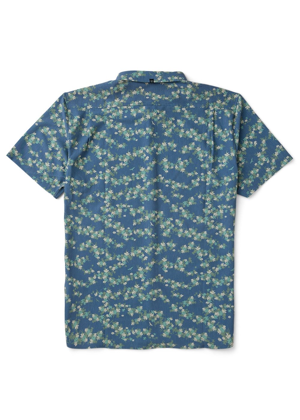 Vissla Tropicanica Hybrid Eco Boys SS Shirt in Blue Haze, view 2