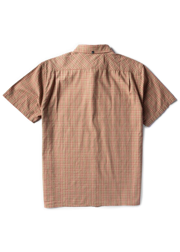 Vissla Ollie Eco Boys Short Sleeve Shirt in Kangaroo, view 2