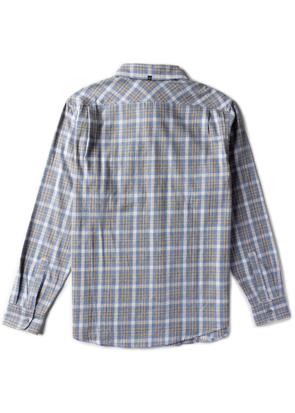 Vissla Central Coast Boys Eco LS Flannel in Dusk Heather, view 2