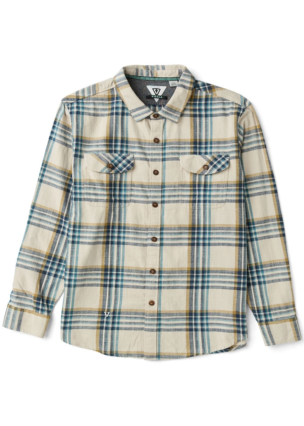 Vissla Central Coast Eco Boys Long Sleeve Flannel