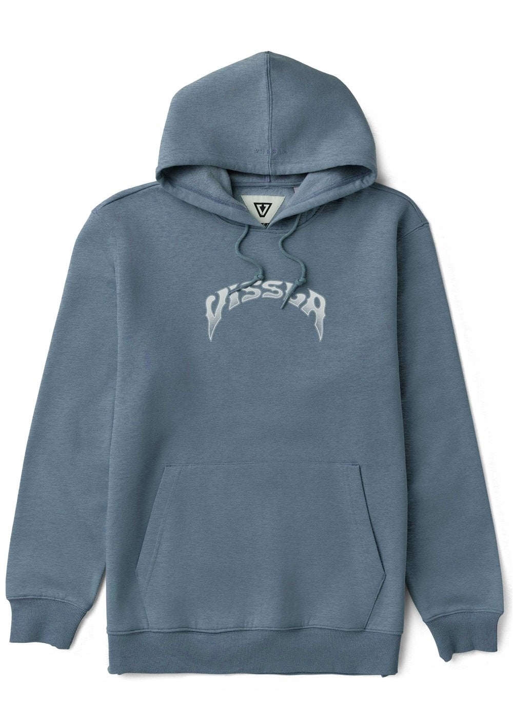 Vissla Offshore Eco Boys PO Hoodie in Navy Heather, view 2