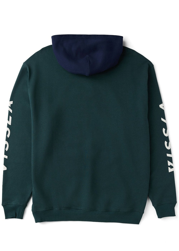 Vissla Sam Boys Pull Over Organic Hoodie in Evergreen, view 2